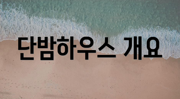 단밤하우스 개요