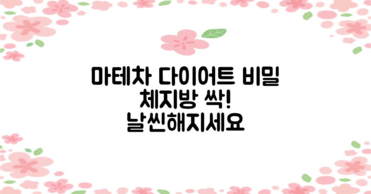 마테차, 다이어트에 왜 좋을까?