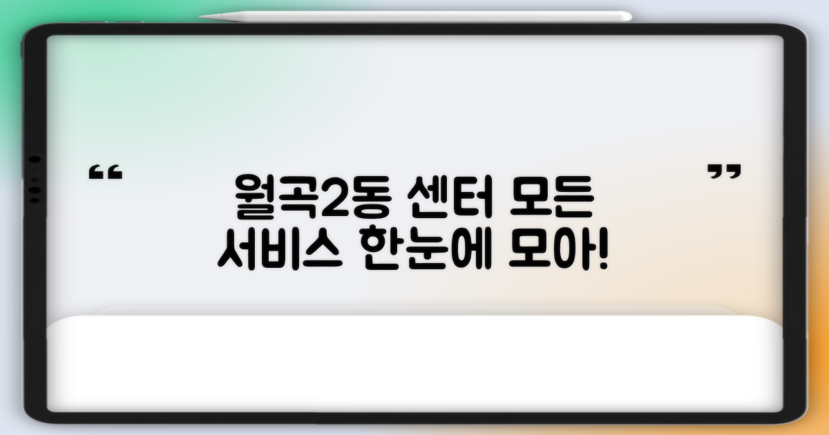 월곡2동 주민센터, 모든 서비스 한눈에